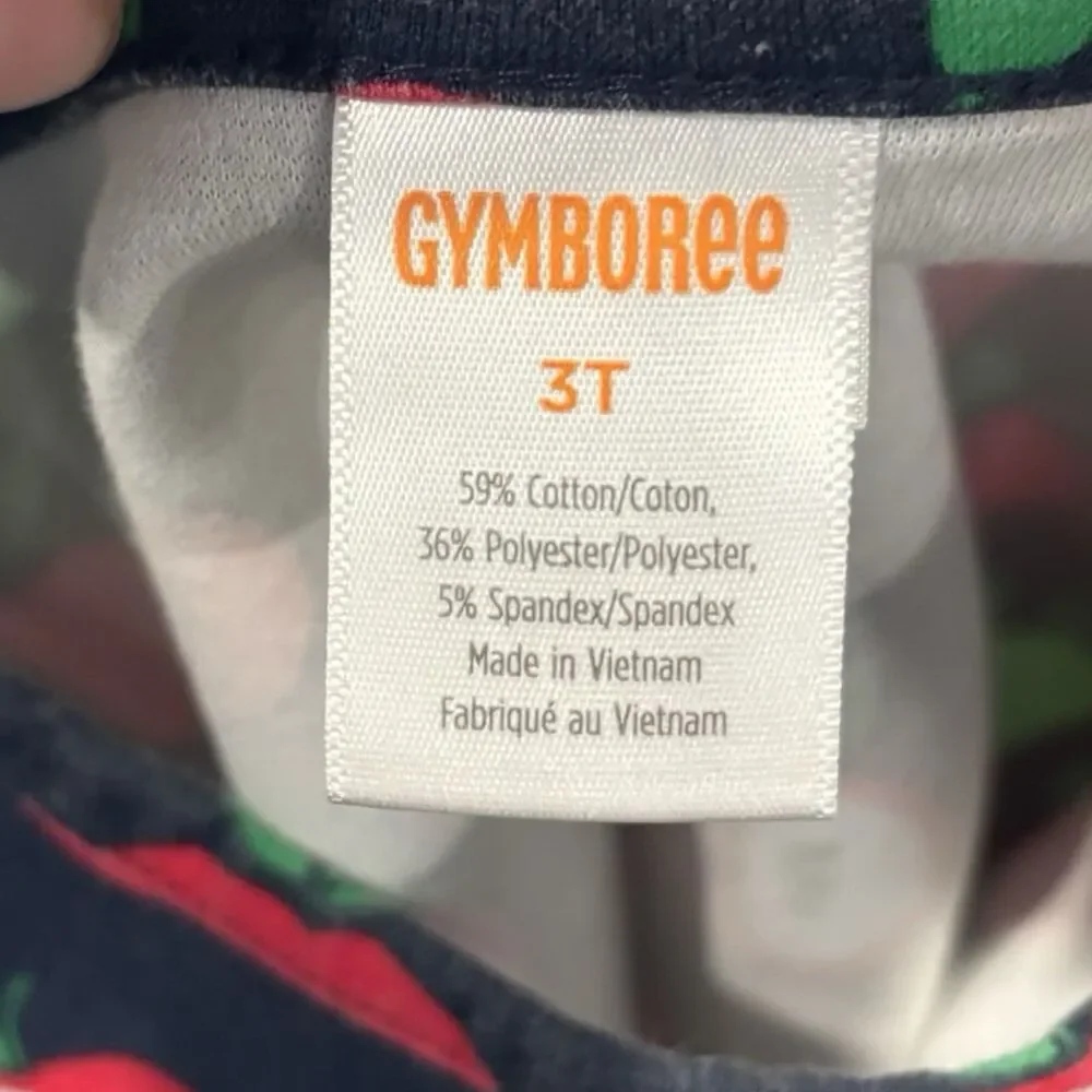 Gymboree apple print
